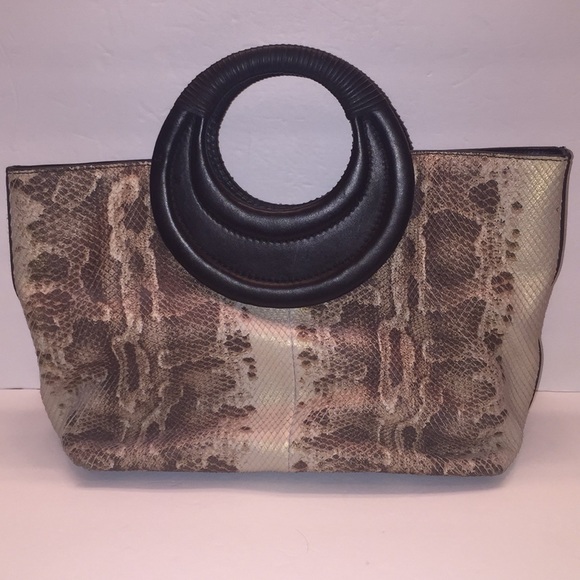 Donald J. Pliner Snakeskin Leather Handbag ๐ - Picture 10 of 10